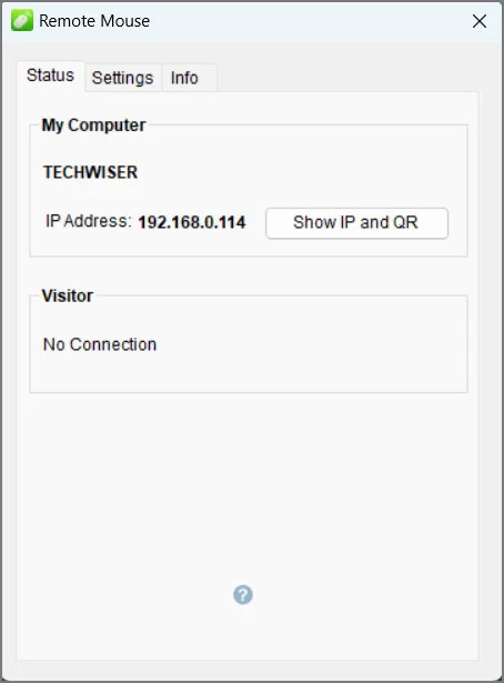 نرم افزار تبدیل گوشی به موس کامپیوتر Remote Mouse