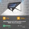 چراغ‌های حسگر حرکت خورشیدی HXDream Solar motion sensor lights