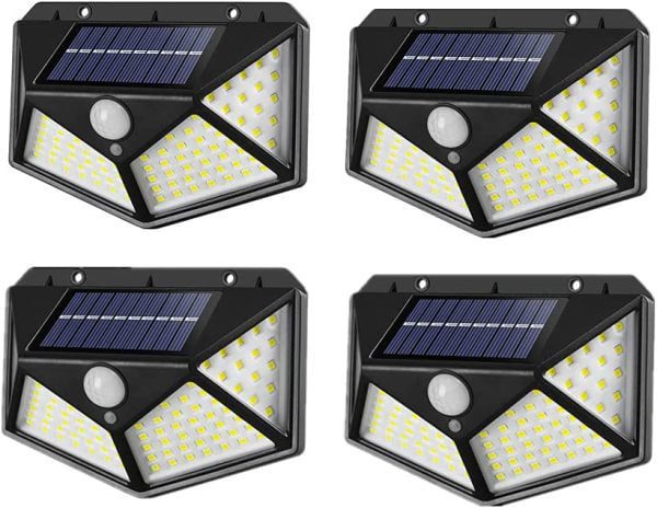 چراغ‌های حسگر حرکت خورشیدی HXDream Solar motion sensor lights