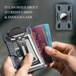 جای کارت اعتباری با کیف پول Credit Card Holder with AirTag Keyring Wallet