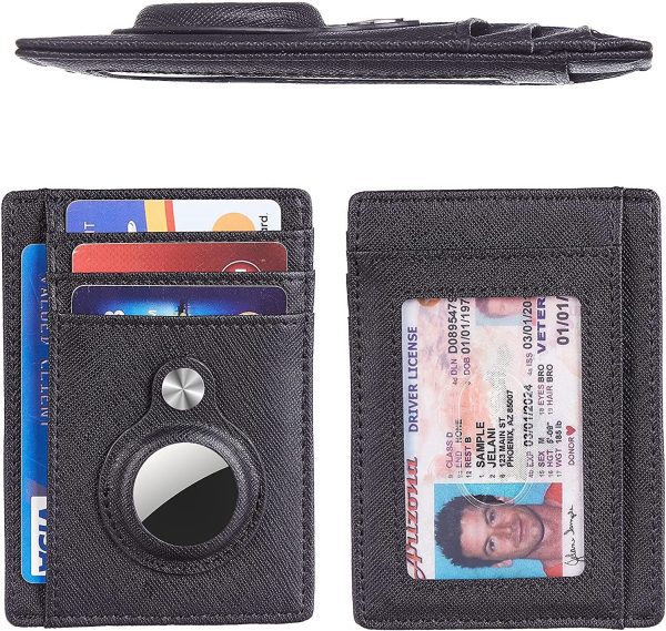 کیف پول و جاکارتی Airtag Wallet Holder Card Wallet with Built-in Pocket for AirTag