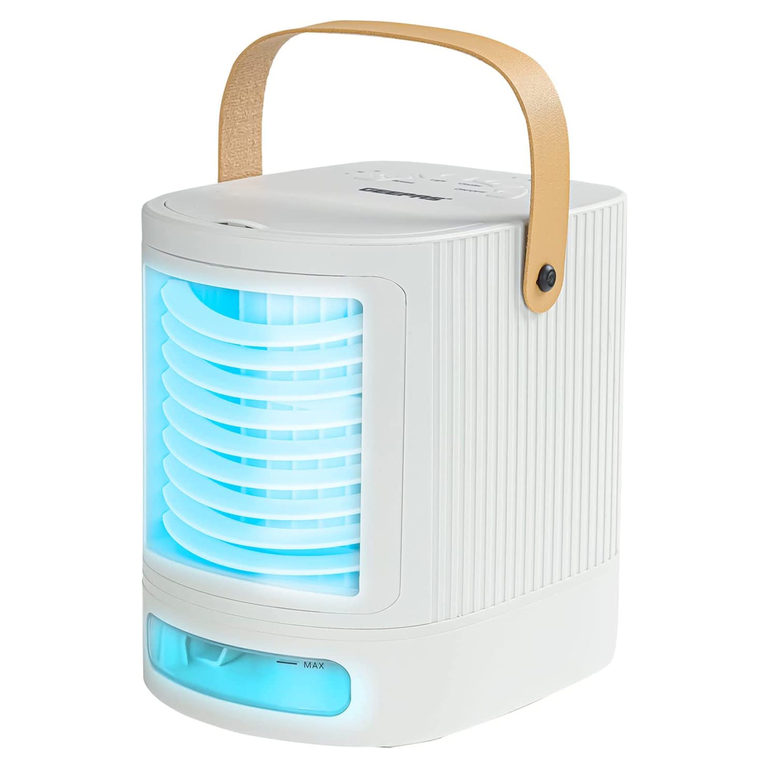 کولر هوای مینی قابل حمل با تهویه مطبوع و رطوب‌سازی Geepas Portable Air Cooler
