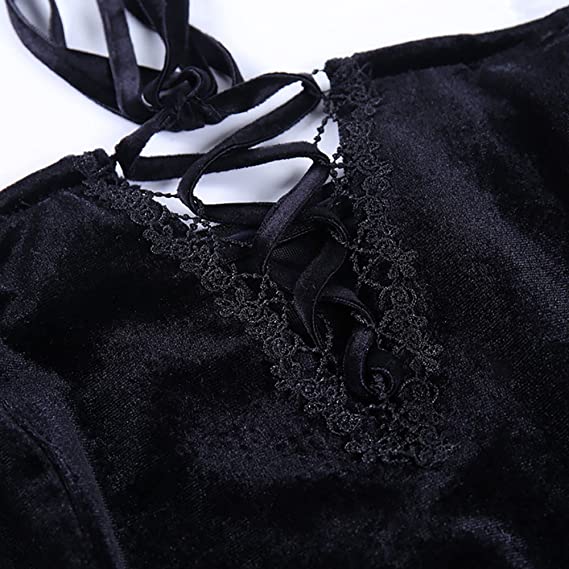 پیراهن زنانه لولیتا گوتیک مشکی TSMNZMU Goth Lolita Black Empire