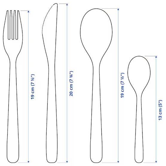 ????? ???? ? ????? 16 ??? ????? MOPSIG 16-piece cutlery set