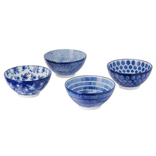 ???? ??? ???/??? ????? ENTUSIASM Bowl, patterned/blue