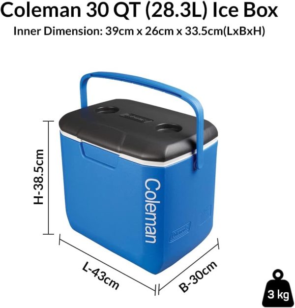 جعبه یخ کلمن Coleman 3000001842 Cooler 30Qt 00 5879 Coolers