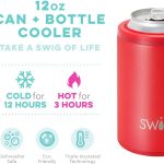 خنک کننده بطری نوشیدنی Swig Life Can + Bottle Cooler, Stainless Steel