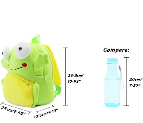 کوله پشتی مخملی نرم کارتونی کودک Arabest Toddler Backpack, Zoo Animals Backpacks, 3D Cartoon