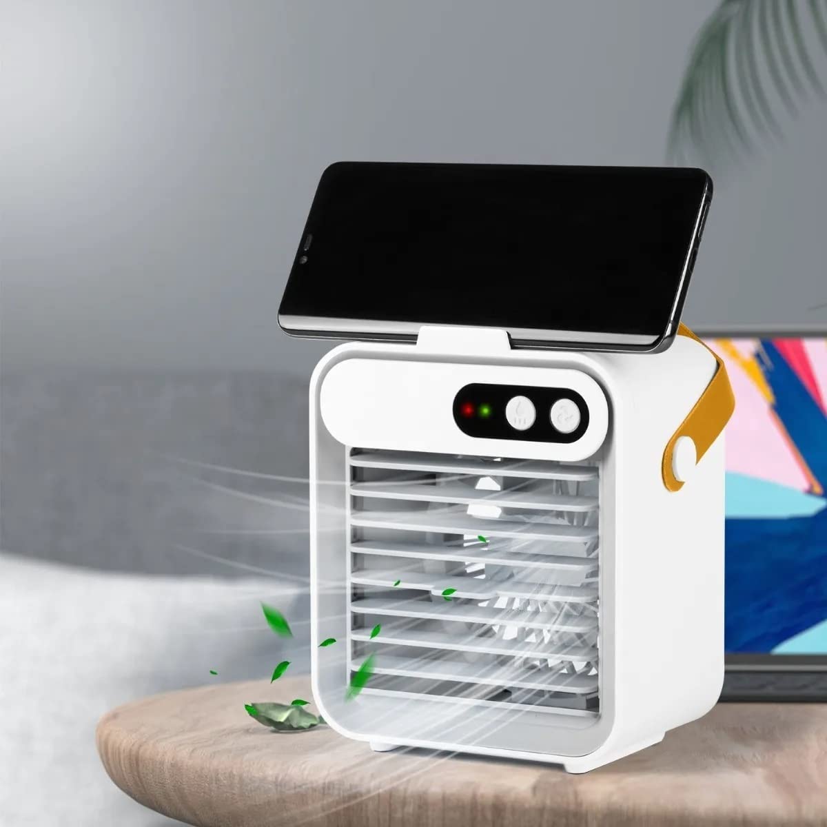 کولر مینی قابل حمل با تصفیه کننده Portable Air Conditioner Fan,USB Powered Air Cooler