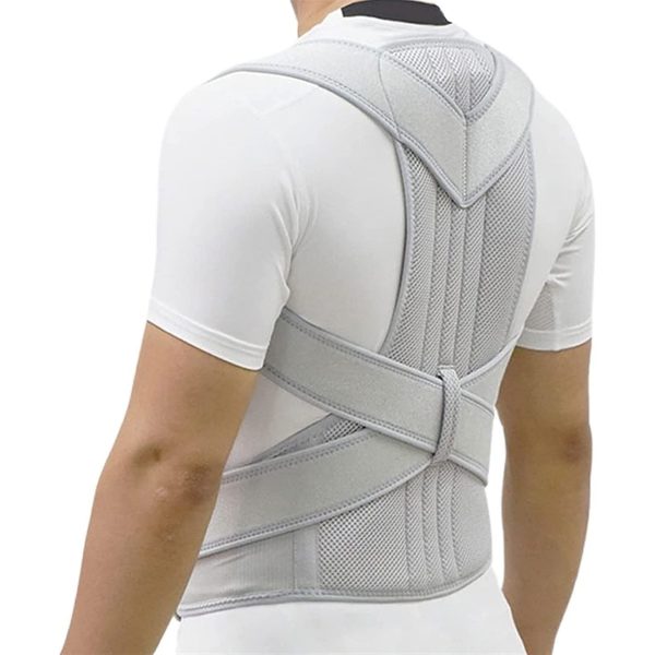 کمربند پشت شانه قابل تنظیم Upper Back Posture Corrector Neoprene Posture Corrector Scoliosis Back Brace