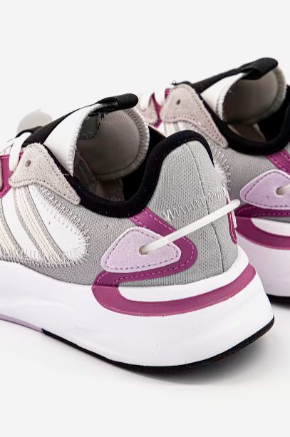 کفش ورزشی زنانه سفید/صورتی Adidas Women Future Flow Lace Up Sports Shoes