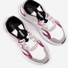 کفش ورزشی زنانه سفید/صورتی Adidas Women Future Flow Lace Up Sports Shoes