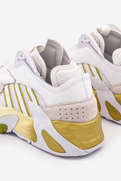کفش ورزشی زنانه برند آدیداس رنگ سفید/طلایی Adidas Originals Women Streetball Lace Up Casual Shoes