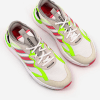 کفش ورزشی زنانه برند آدیداس رنگ سفید/سبز Adidas Women Future Flow Lace-Up Running Shoes