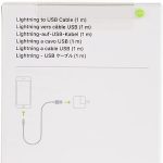 کابل تبدیل USB به لایتنینگ اپل طول 1 متر Apple Lightning to USB Cable (1m)