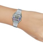 ساعت مچی زنانه و مردانه کاسیو Casio Women's Dial Stainless Steel Band Watch, For Unisex