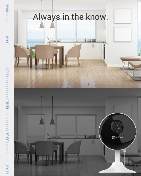 دوربین امنیتی EZVIZ C1C-B WiFi Security Camera, Indoor Camera, 1080p Home Monitor Camera with 12m Night Vision