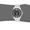 ساعت مچی مردانه U.S. Polo Assn. Men's Silver-Toned Watch with a Black Dial