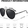 عینک آفتابی مردانه PUKCLAR Sunglasses for Men Polarized UV Protection