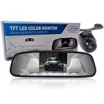 کیت دوربین خودرو و مانیتور پشتیبان CLAYTON Backup Camera and Monitor Kit, 4.3