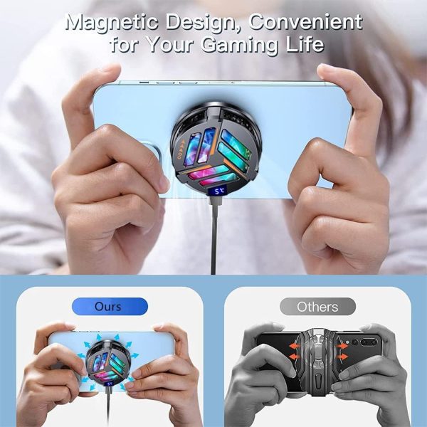 خنک کننده تلفن همراه برای گیمینگ Cell Phone Cooler for Gaming 2022 Upgrade Version