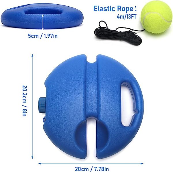 کیت تجهیزات تمرینی تنیس Wiwaplex Tennis Trainer Rebound Ball with String Solo Tennis Training Kit