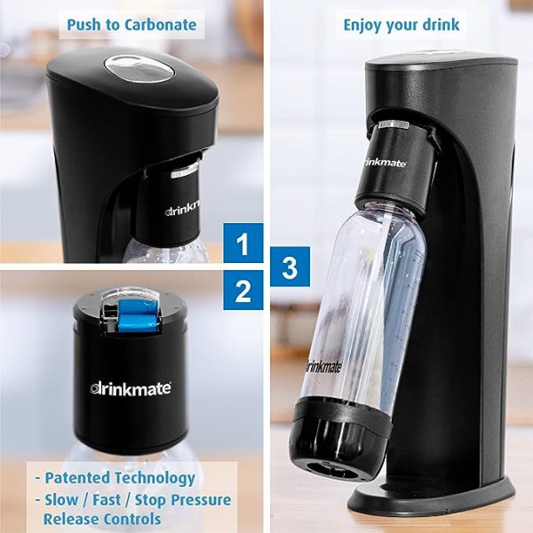 دستگاه آب گازدار و نوشابه ساز DrinkMate OmniFizz Sparkling Water and Soda Maker