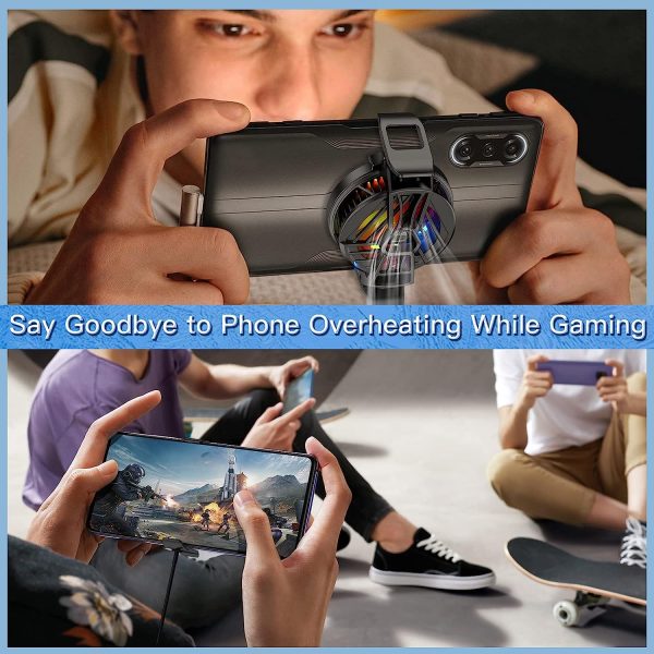 خنک کننده تلفن همراه Trakxy Cell Phone Cooler for Gaming 2022 Upgrade Version