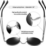 عینک آفتابی زنانه و مردانه KANASTAL Round Polarized Sunglasses for Men Women