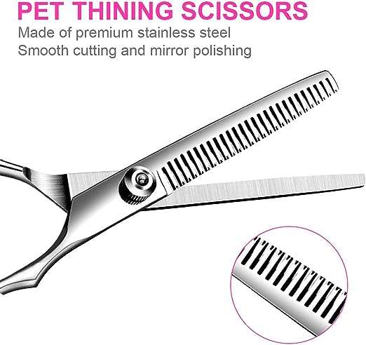 کیت قیچی نظافت حیوانات خانگی TINMARDA Professional Dog Grooming Scissors Kit