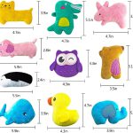 اسباب بازی حیوانات خانگی AWOOF Puppy Toys, 10 Pack Cute Puppy Plush Chew Squeaky Dog Toys for Boredom