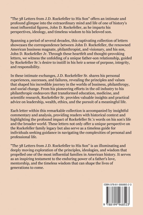 کتاب The 38 Letters from J.D. Rockefeller to his son: Perspectives, Ideology, and Wisdom
