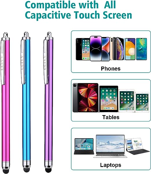 قلم لمسی CCIVV Stylus Pens for Touch Screens iPad iPhone Kindle Fire
