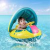 استخر شناور کودک TAPIT Baby Pool Float with Canopy, Inflatable Baby Swimming Ring with Sunshade