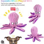 اسباب‌بازی‌ اختاپوس حیوانات خانگی Blinggo Dog Toy Plush Squeaky Toys