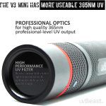 چراغ قوه یو وی uvBeast New V3 365nm Mini - Black Light UV Flashlight uv