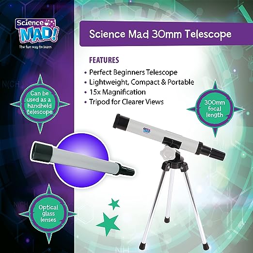 تلسکوپ Science MAD 30mm Telescope
