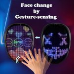 ماسک LED نورانی با قابلیت تبدیل چهره