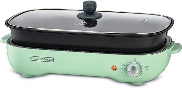 گریل چند کاره Black & Decker سه تیکه