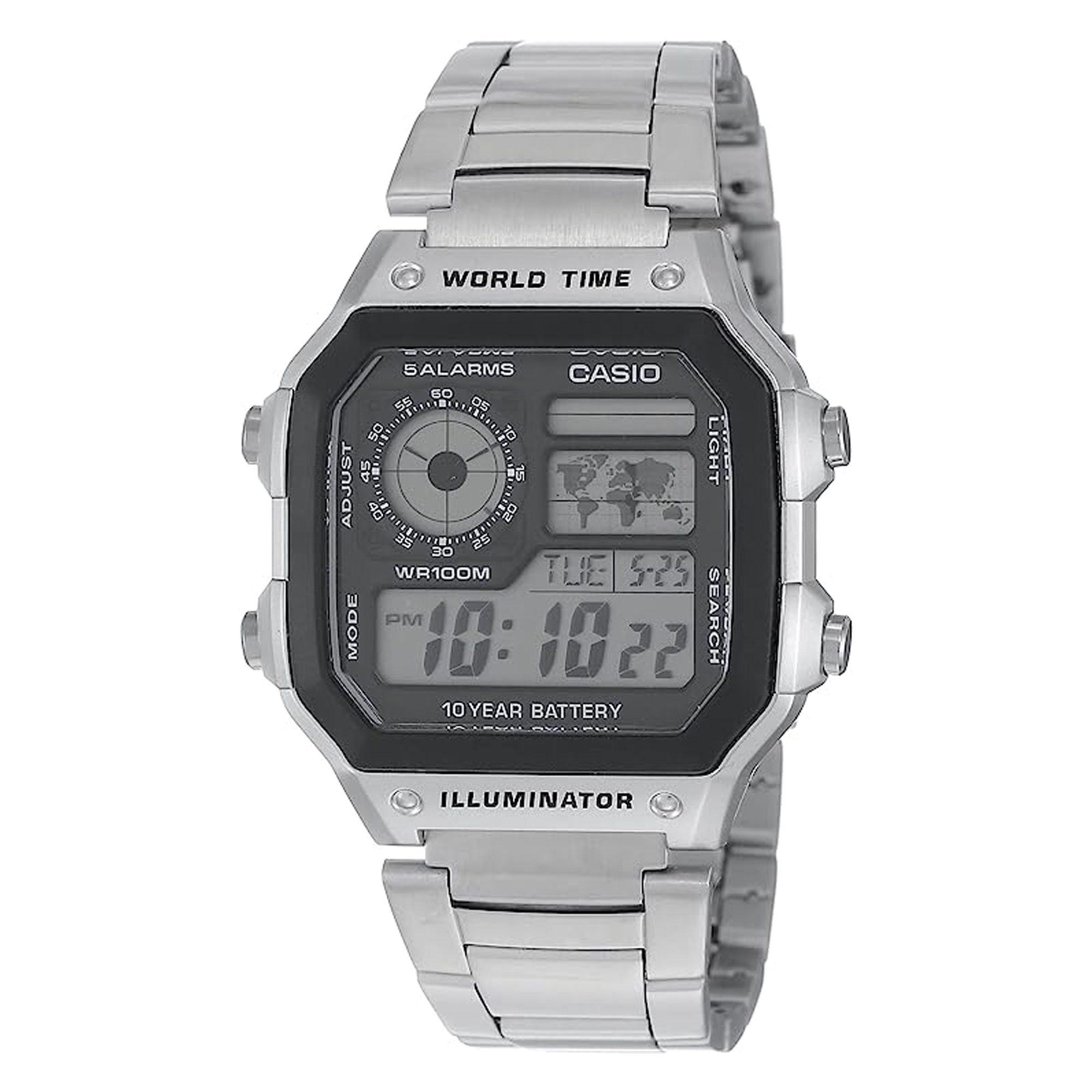 Casio Men s Digital Dial Stainless Steel Band Casio Men s Digital Dial Stainless Steel Band