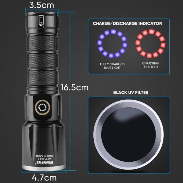 چراغ قوه تشخیص سنگ قیمتی Flashlight -4