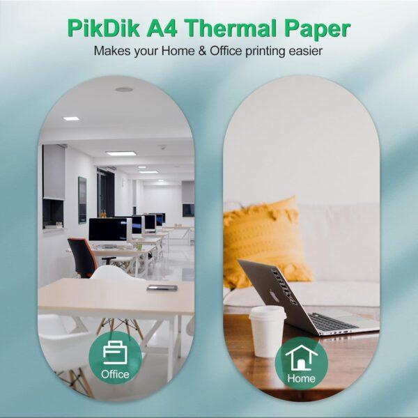 کاغذهای چاپ عکس حرارتی A4مدل PikDik-1