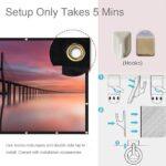صفحه پروژکتور تاشو Projector Screen 120 inch (4)