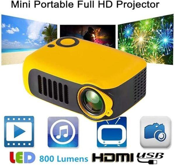 مینی پروژکتور TDOO Portable 1080P LED Projector (2)