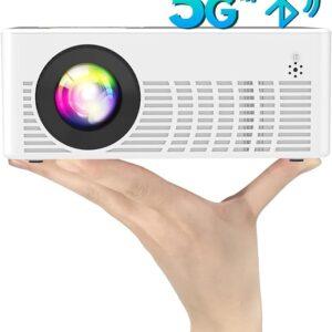 پروژکتور قابل حمل KEEPWISE مخصوص سینمای خانگی و گیمینگ (1)