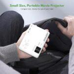 پروژکتور قابل حمل KEEPWISE مخصوص سینمای خانگی و گیمینگ (2)