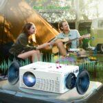 پروژکتور قابل حمل KEEPWISE مخصوص سینمای خانگی و گیمینگ (5)