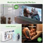 پروژکتور قابل حمل KEEPWISE مخصوص سینمای خانگی و گیمینگ (7)